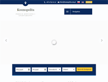 Tablet Screenshot of kosmopolita.com.pl